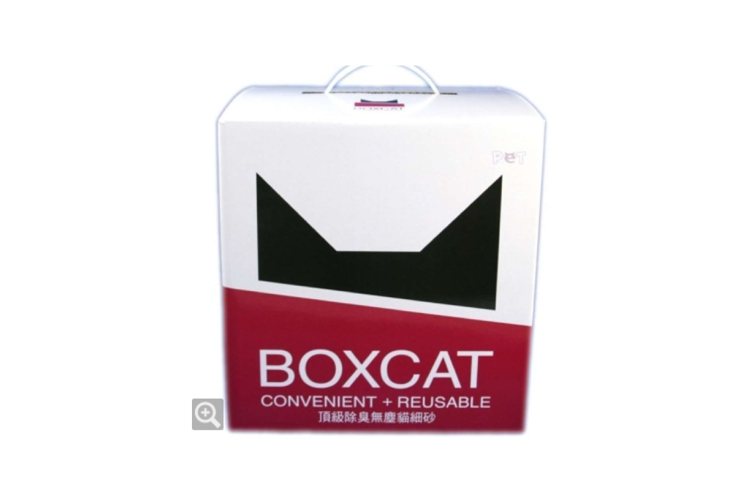 BOXCAT紅標頂級無塵除臭貓砂。圖／udn買東西提供
