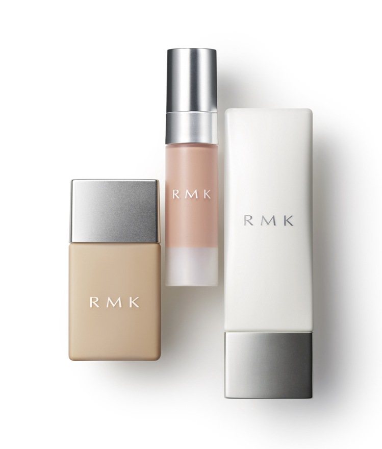 RMK全新春夏底妝系列強調全方位UV防護與輕薄透明感。圖／RMK提供