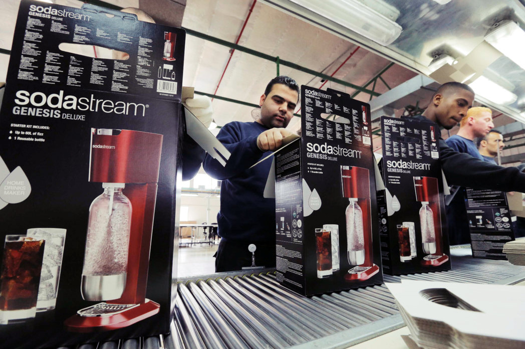 SodaStream，以色列企業，全球家用氣泡水製造機的領導品牌，亦是全球BDS...