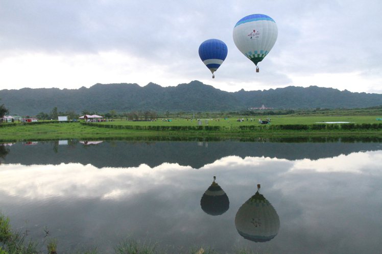 花蓮熱氣球活動即將登場，飛越在花蓮美麗的山光水色間，是難得體驗。圖／花蓮縣政府提供