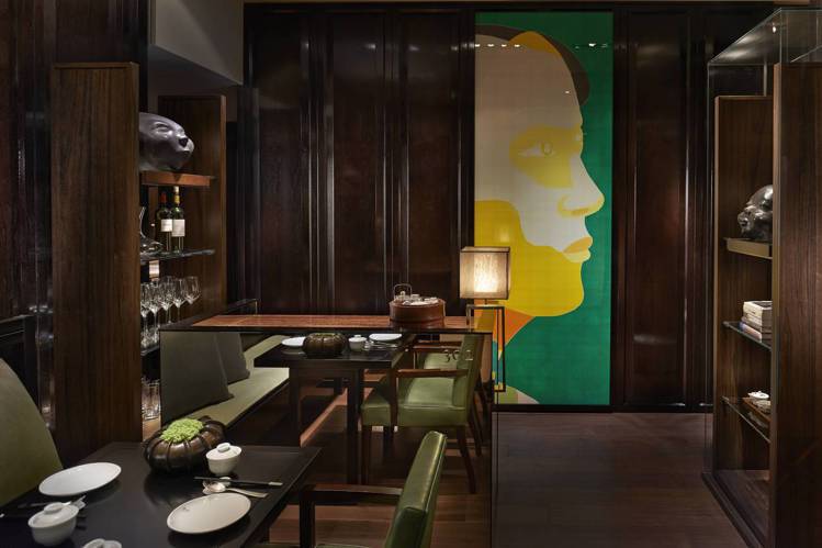 季裕棠為文華東方設計的Ya Ge Bar Private Dining Room。圖／文華東方提供