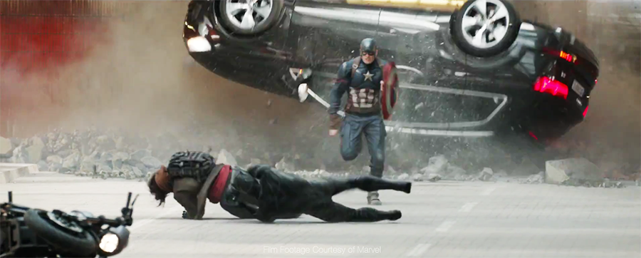 《美國隊長3：英雄內戰》將於本月27日上映。 裁自Audi USA影片