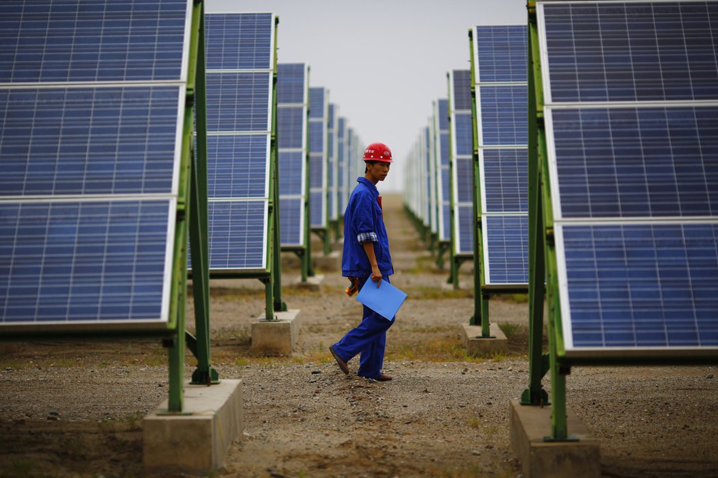 中國在效率導向方面，最突出的是太陽能光電產業。 圖／路透社