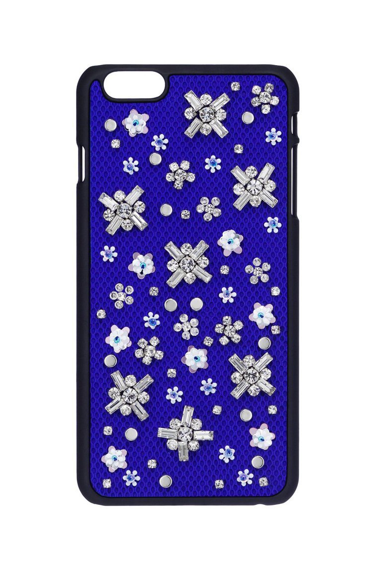 Stardust藍色寶石手工刺繡手機殼，13,000元。圖Dior提供