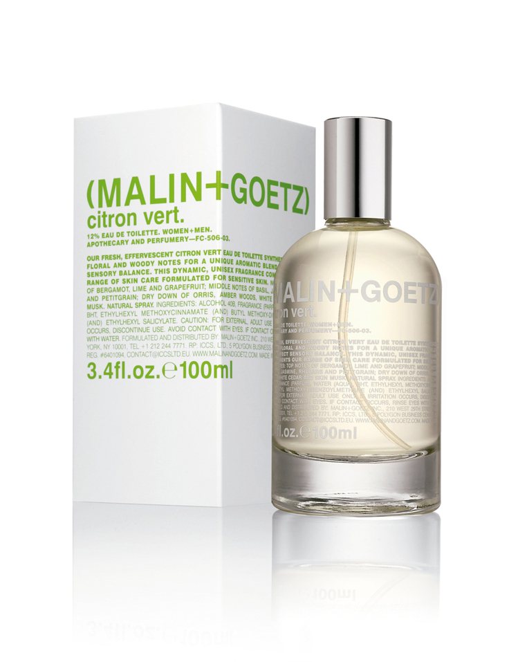 MALIN+GOETZ青檸淡香水，100ml/5,900元。 圖／業者提供