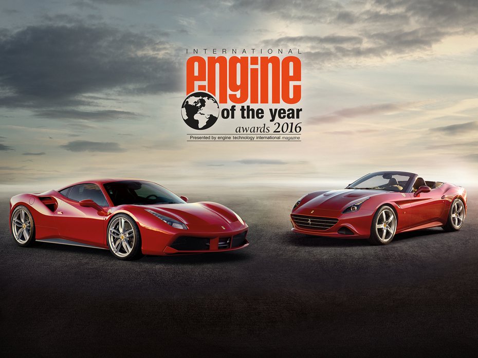 今年由搭載在Ferrari 488 GTB上的3.9L V8雙渦輪增壓引擎奪下年度最佳引擎。 摘自carscoops.com