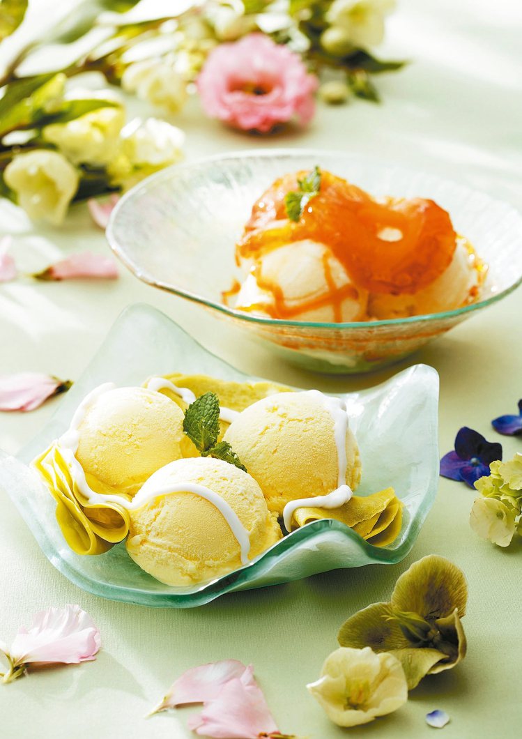 台北喜來登今夏推出多款泰國口味冰品，是主廚阿桐師的粉絲們每年夏日不忘品嘗的限定美味。 台北喜來登／提供