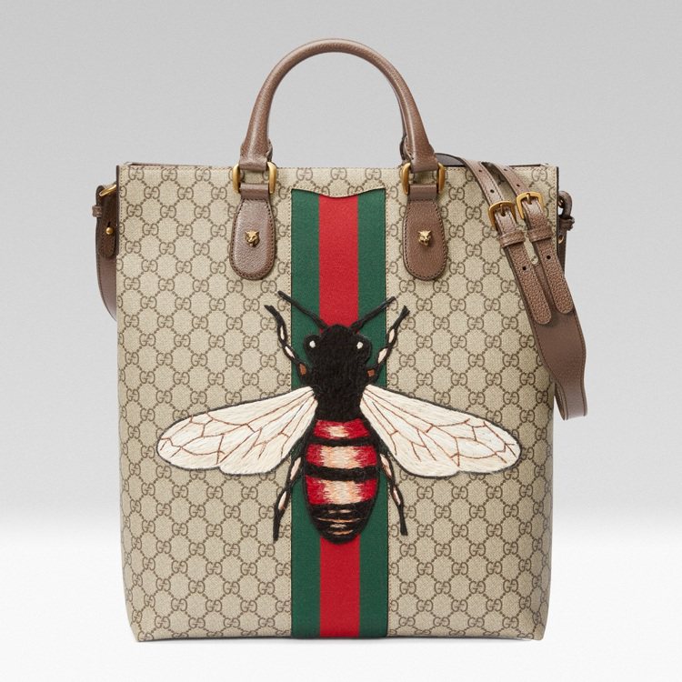 蜜蜂刺繡托特包, NT$ 94,100。圖／Gucci提供
