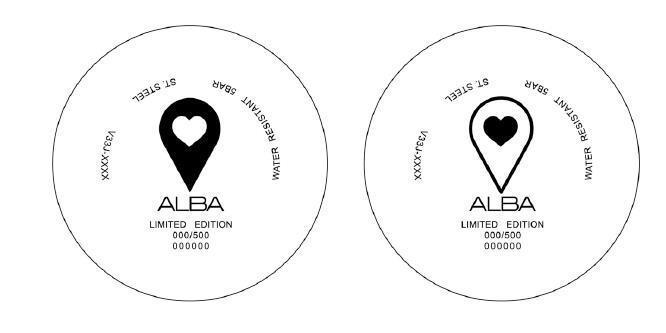 ALBA腕表首度推出戀人專屬打卡背刻。圖／精工提供