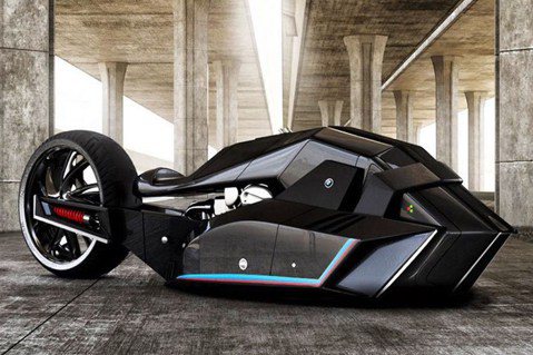 靈感來自鯊魚的BMW Titan  神似<u>蝙蝠俠</u>戰車