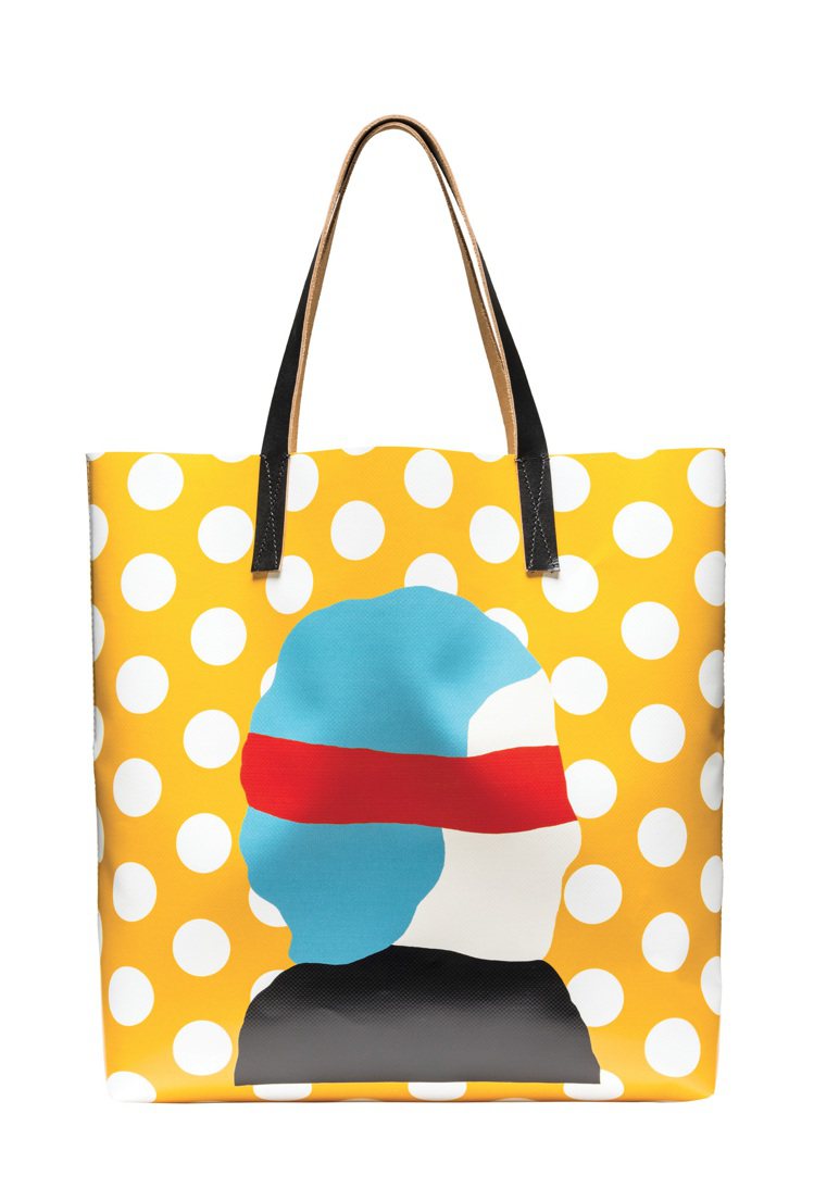 MARNI以瑞典藝術家Ekta為靈感推出的托特包，售價13,500元。圖／MAR...