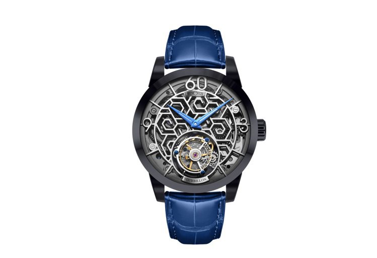 「寶島鐘錶」60周年萬希泉陀飛輪聯名款--觔斗雲，43mm精鋼表殼，限量288只，18萬8000元。圖/「寶島鐘錶」提供