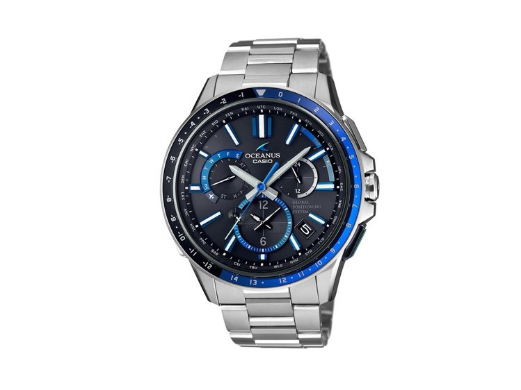 OCEANUS OCW-G1100-1A腕表，TIC碳鈦化處理表殼，建議售價57,000元。圖/卡西歐提供