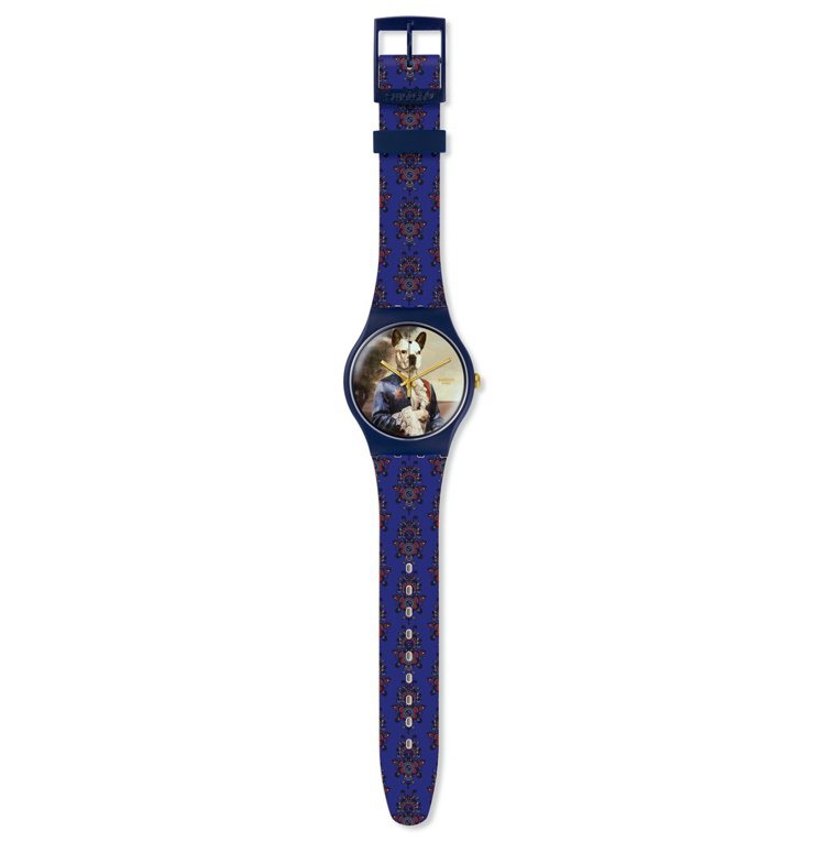 SWATCH 貴族狗兒腕表，2,350元。圖／SWATCH提供