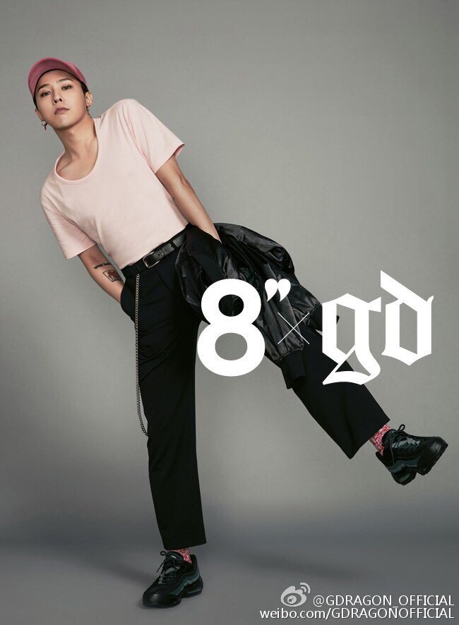 韓星G-DRAGON權志龍親自操刀聯名系列服裝設計。圖／摘自微博