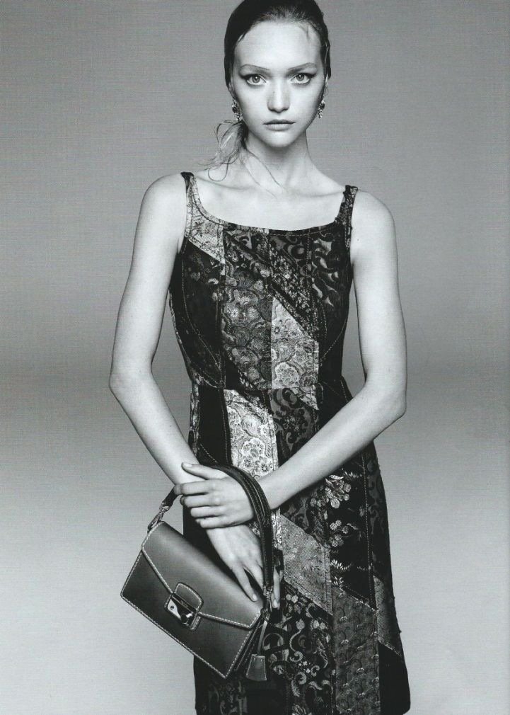 Gemma Ward 為PRADA 2015 春季廣告代言人。圖／摘自fashionista