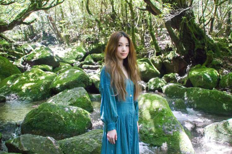 田馥甄赴鹿兒島，拍攝「靈魂伴侶」MV，取景世界自然遺產。圖／華研提供