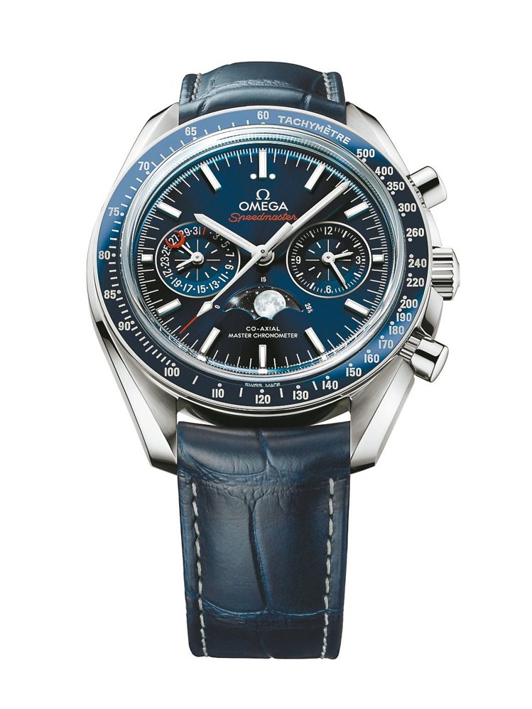 歐米茄超霸月相計時Master Chronometer腕表，33萬2,100元。...