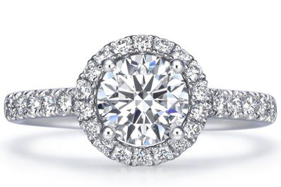 Infini Love Diamond 婚嫁系列900鉑金鑽石戒指，主石1克拉，建議售價81萬1,900元起。圖／點睛品提供