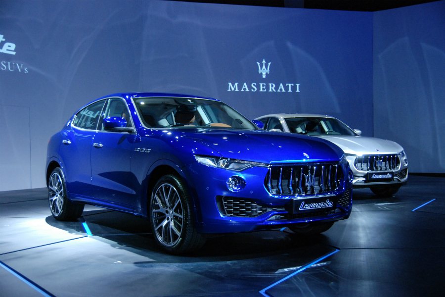 繼今年三月份日內瓦車展亮相後，Maserati 總代理臺灣蒙地拿今 (4) 日正式在台發表 Maserati Levante。 記者林鼎智／攝影
