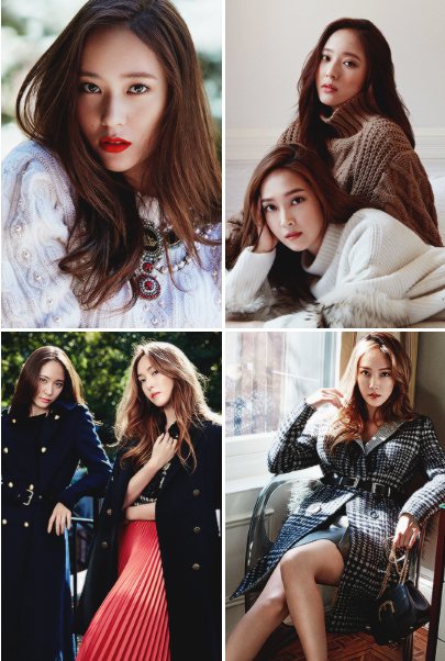 Jessica 與 Krystal在韓國是當 紅的姐妹藝人，最近她們一起合體拍時尚雜誌廣告，還特地飛往美國紐約拍攝呢！據悉，Jessica當天還用流利的英文積極地與攝影師互動溝通。照片一出，許多網友...