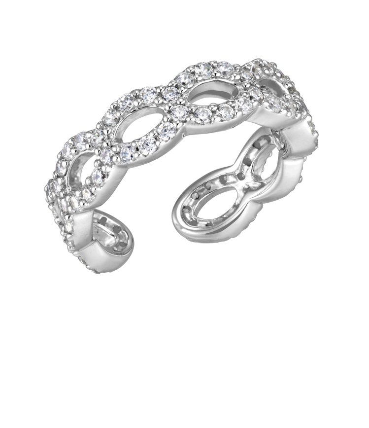Minimal迷你戒指系列Royal晶鑽尾戒，6,000元。圖／ARTE提供