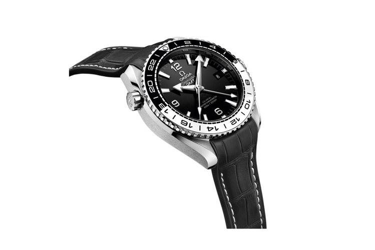 歐米茄海馬Planet Ocean 600米系列4GMT腕表，24萬7,300元。圖／OMEGA提供