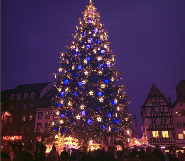 法國著名的史特拉斯堡耶誕市集。圖／摘自instagram