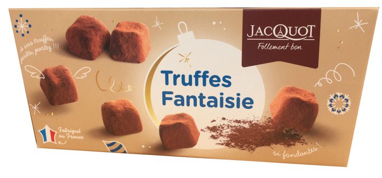 法國Jacquot松露造型巧克力。圖／家樂福提供