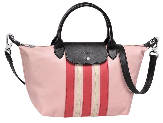 Longchamp明年春夏粉紅Le Pliage包，售價未定。圖／Longchamp提供
