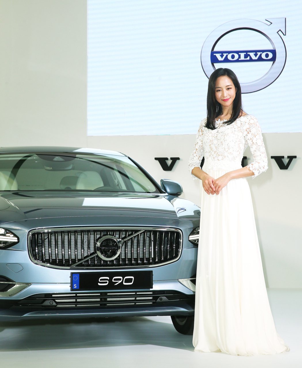 藝人張鈞甯出席 The New Volvo S90 新車發表會。 記者陳正興／攝...