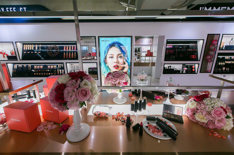 韓國美妝集團MEMEBOX進駐台北東區，開設全台第一間旗艦店。圖／MEMEBOX提供