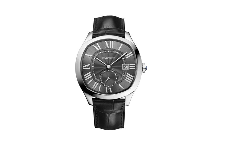 Drive de Cartier腕表，精鋼表殼，黑色雕紋表盤，20萬2,000元...