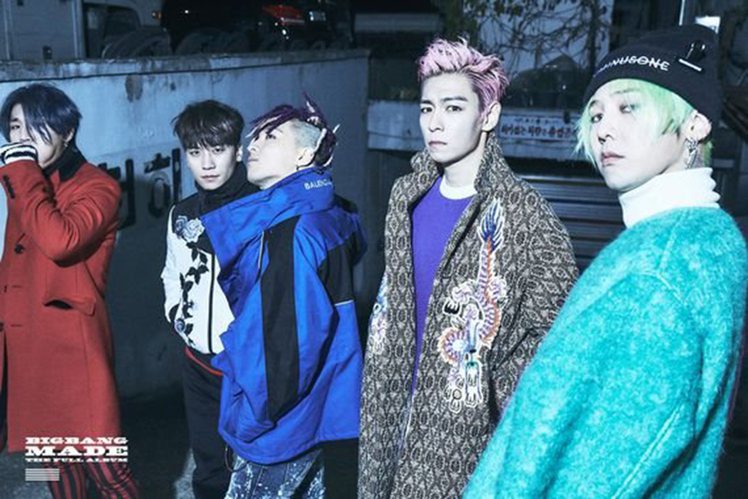 「BIGBANG」成員本次帶著新專輯回歸，5人5色的繽紛髮色，引領一股時尚潮流。圖／摘自naver