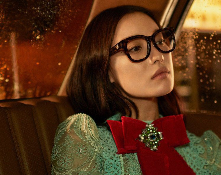 Gucci宣佈大陸女演員倪妮成為品牌新任亞洲區眼鏡形象大使。圖／Gucci提供