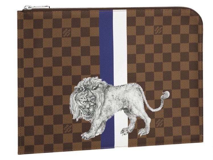 Pochette Jour動物圖紋手拿包，售價24,700元。圖／LOUIS VUITTON提供