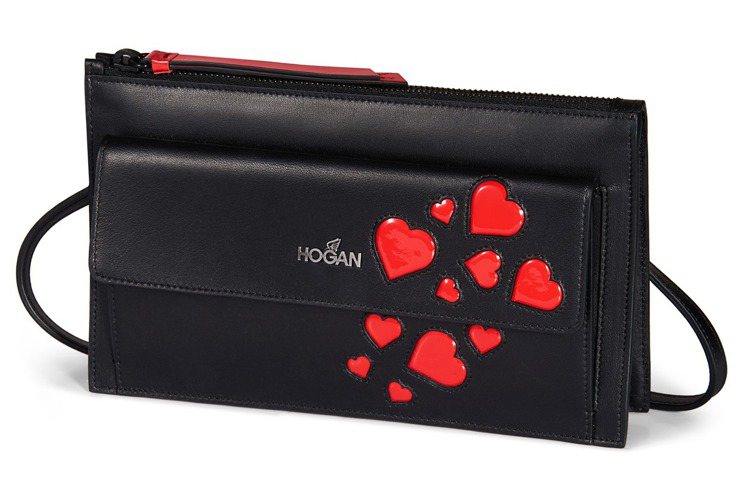 HOGAN愛心手拿包，25,200元。圖／迪生提供