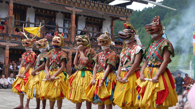 不丹以藏傳佛教為國教。圖／翔舟旅行社提供