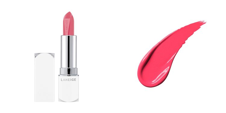 時尚炫色訂製唇膏#142粉紅親吻，3.5g，950元。圖／蘭芝提供