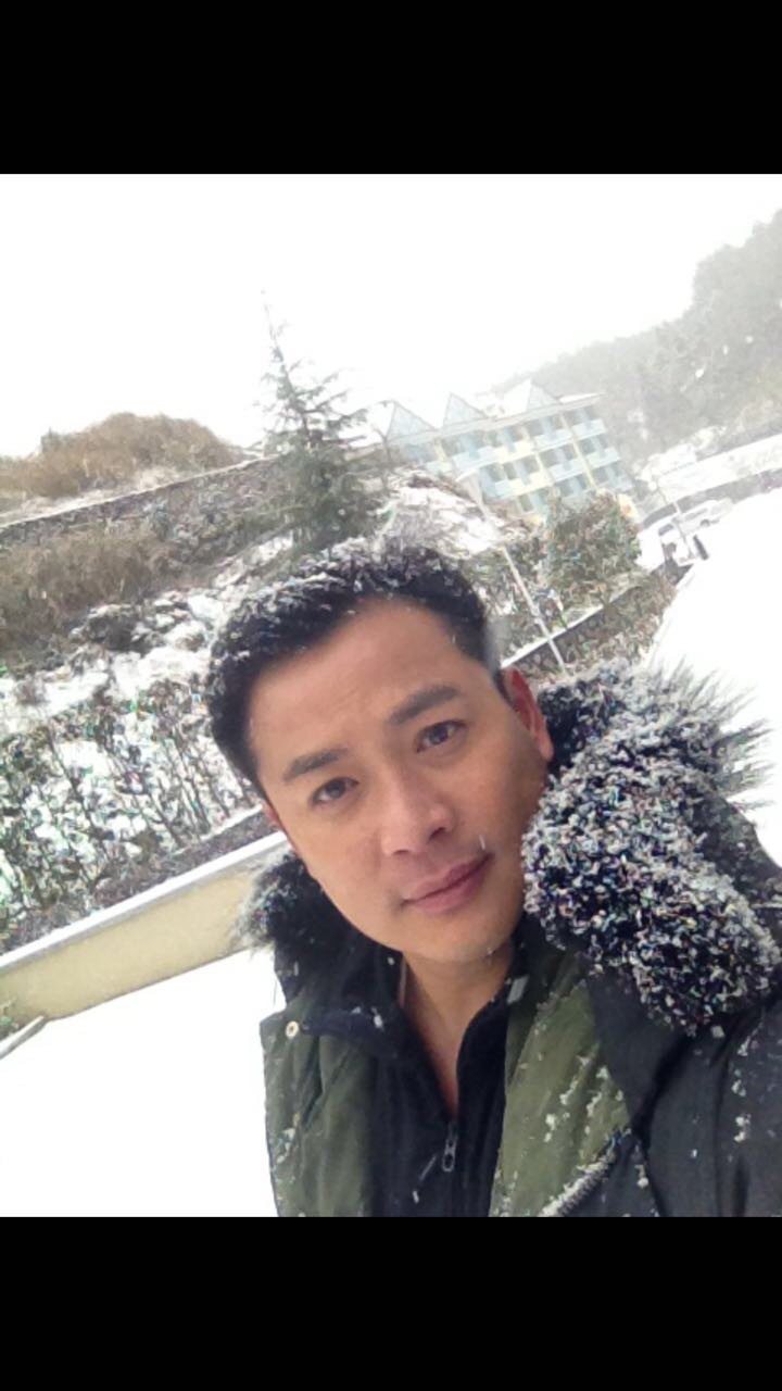 江宏恩拍戲遇雪災。圖／艾迪昇提供