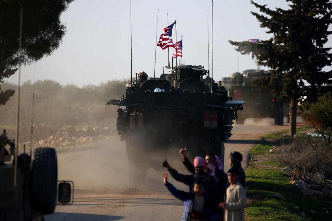 糾察隊來了！美軍進駐敘利亞北部。 圖／法新社
