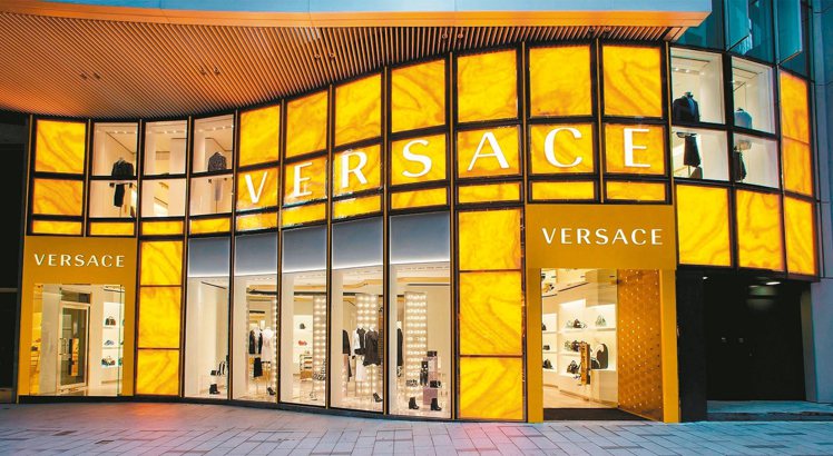 Versace香港中環旗艦店外觀。 圖／Versace提供