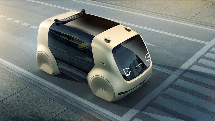 Volkswagen Group在日內瓦車展發表Sedric概念電動自駕車。 圖／Volkswagen Group提供