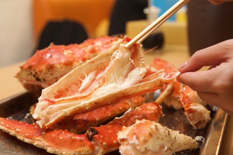 帝王蟹是日本北海道的代表性海鮮之一。圖／讀者王小姐提供