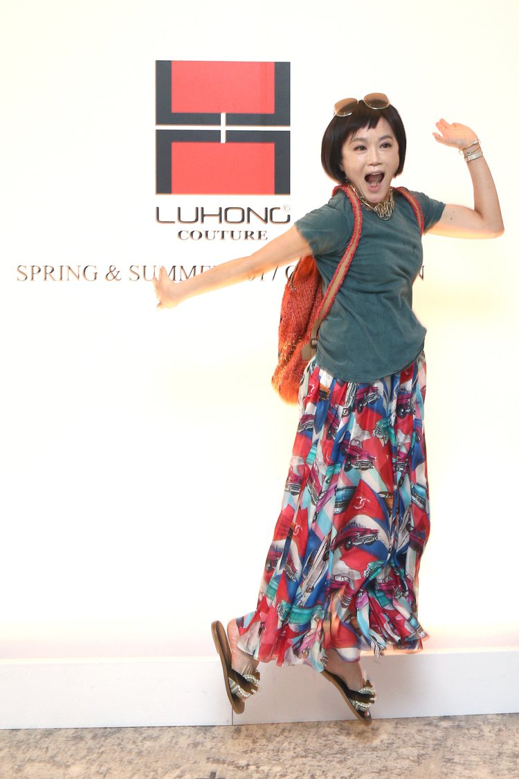 高怡平出席LUHONG COUTURE春夏發表。圖／記者蘇健忠攝影