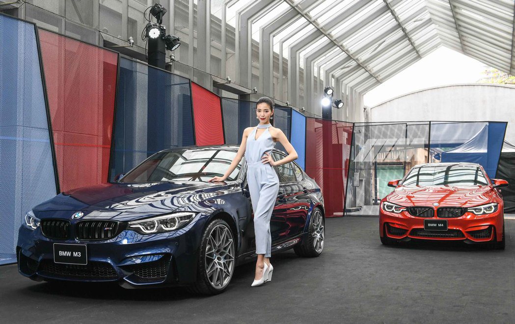 全新BMW M3（左）、M4（右）正式在台上市。圖／汎德提供