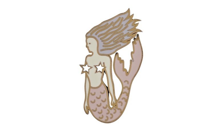 My Lady Dior Star美人魚幸運徽章，售價1,300元。圖／DIOR提供