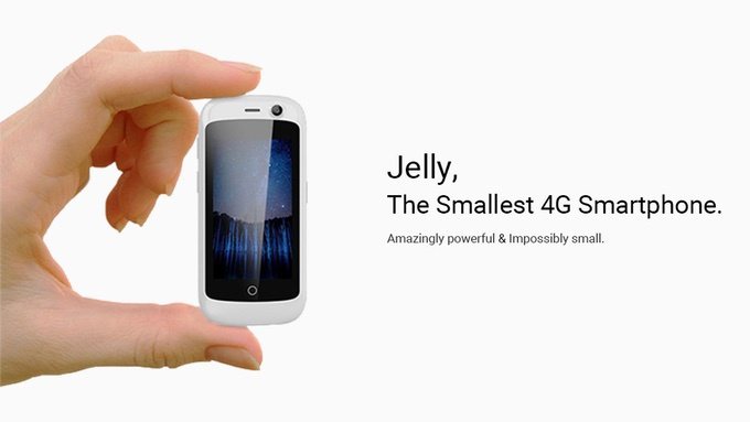 世界上最小的4G智能手机Jelly小巧更聪明