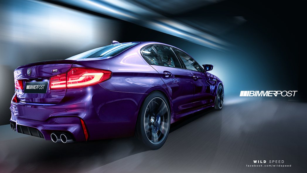 全新BMW M5預想圖。圖／摘自Bimmerpost.com