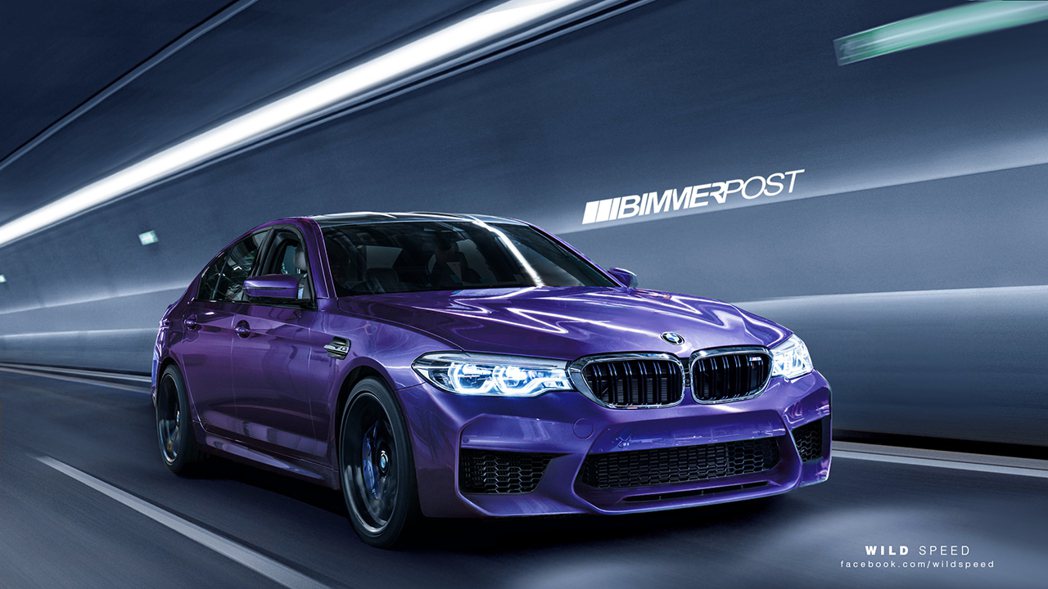 全新BMW M5預想圖。圖／摘自Bimmerpost.com